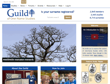 Tablet Screenshot of one-name.org